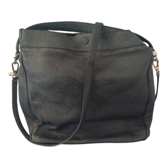 Kate Spade Michaela Chester Street Black Pebbled Leather Hobo Bag with Wallet - Picture 4 of 14